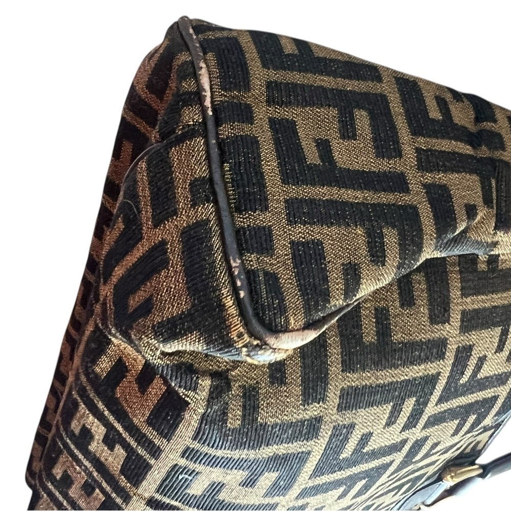 Vintage Fendi Zucca print Top Handle Bag - Picture 4 of 9